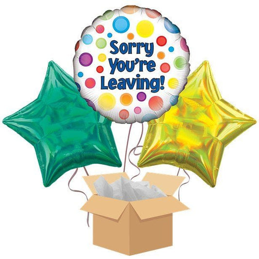 Sorry You're Leaving Balloon Bouquet - Delivered Inflated