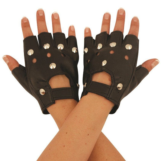 Punk Rock Studded Gloves