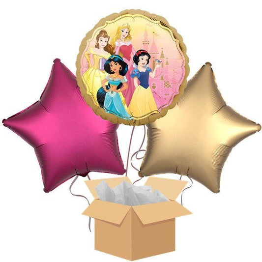 Disney Princess Balloon Bouquet - Delivered Inflated