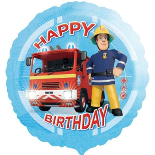 Fireman Sam 'Happy Birthday' Foil Balloon - 18''