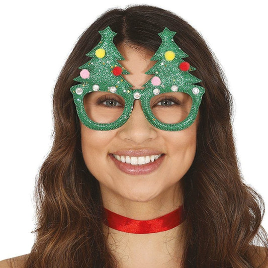 Christmas Tree Glasses