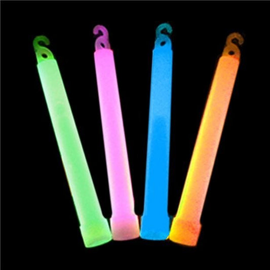 Assorted Colours Glow Stick Necklaces - 10cm (4pk)