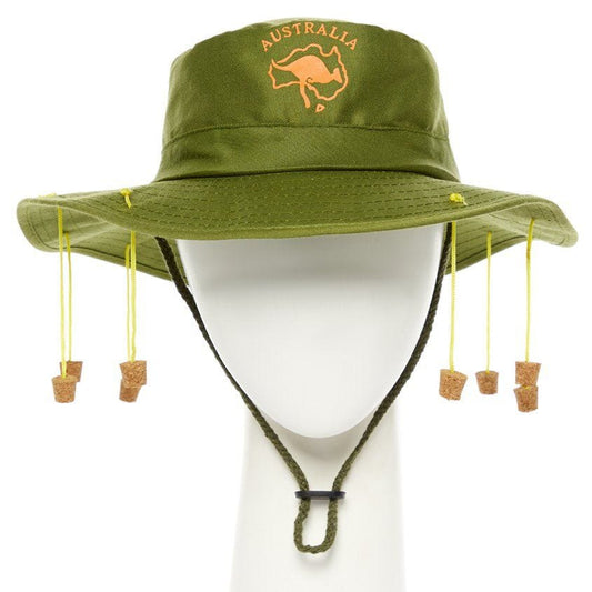 Khaki Australian Hat with Corks