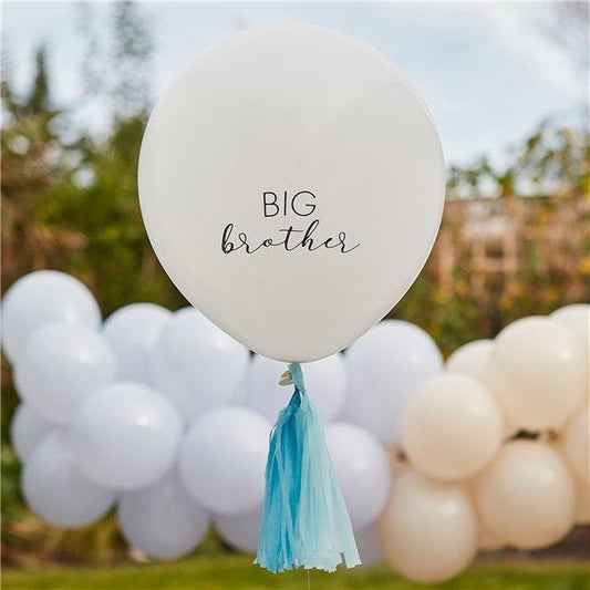 Hello Baby Big Brother Latex Balloon - 18"