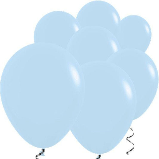 Pastel Matte Blue Balloons - 5" Latex (100pk)