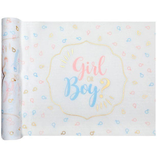 Girl or Boy Fabric Table Runner - 3m