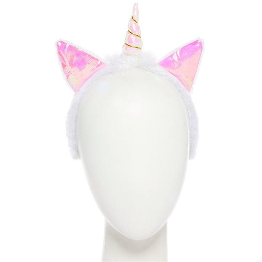 Pink  Holographic Unicorn Headband