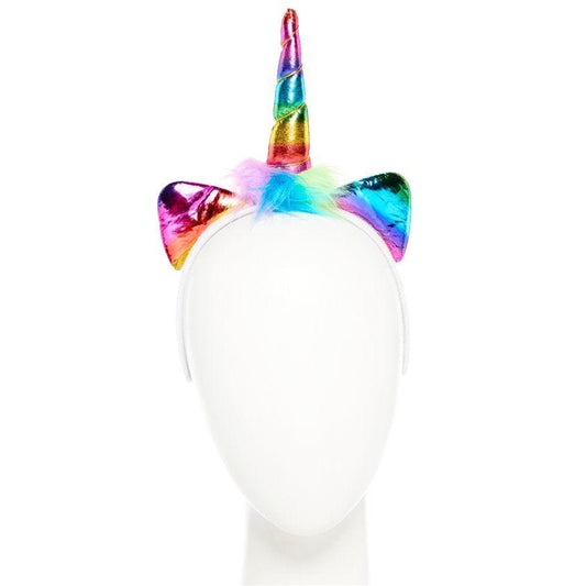 Rainbow Unicorn Headband - Adult