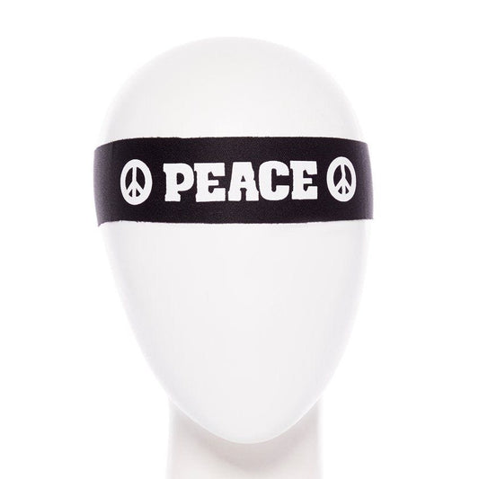 Black  Hippie Peace Headband