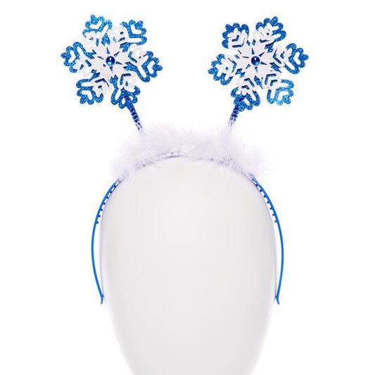Blue Snowflake Headband