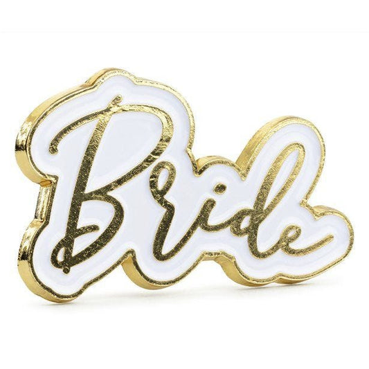 Bride Enamel Pin Badge