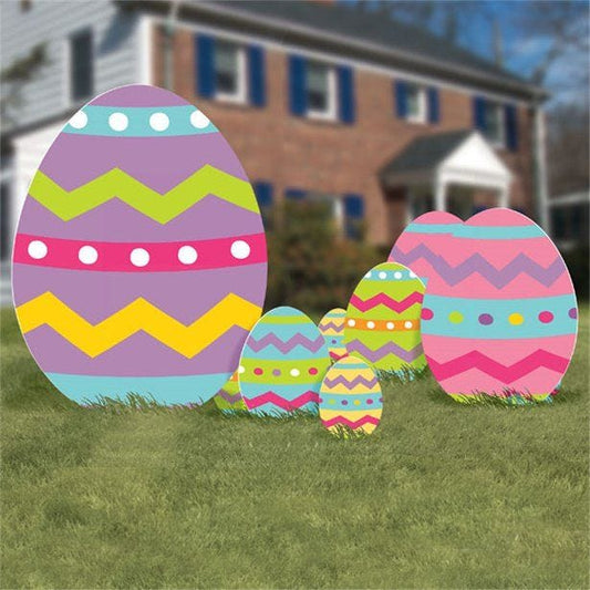 Easter Egg Yard Signs - 55cm (5pk)