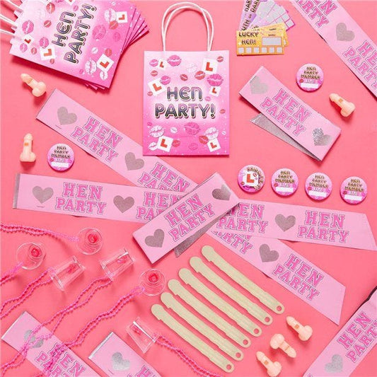 L Plate Hen Party - Favour Kit for 6