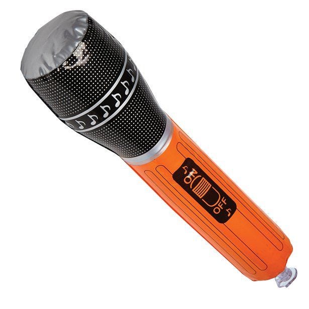 Inflatable Microphones - 23cm (4pk)