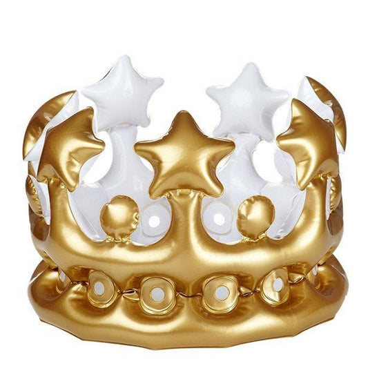 Kid's Inflatable Gold Crown - 30cm