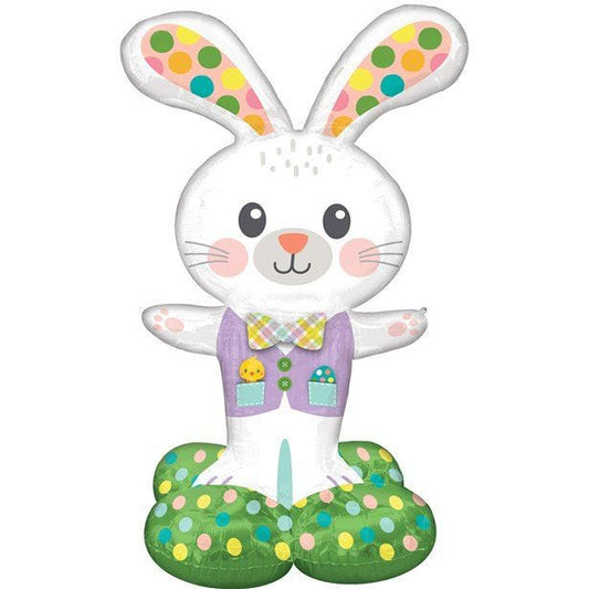 Spotted Easter Bunny Airloonz - 29 x 46" Foil