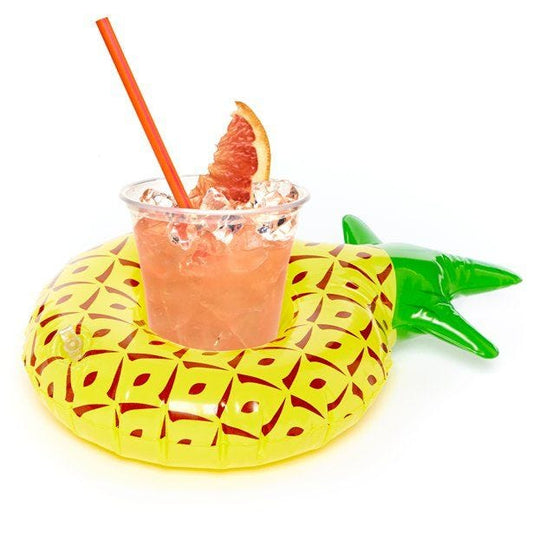 Inflatable Pineapple Drinks Holder - 18cm