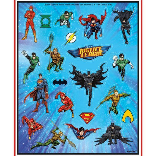 Justice League Sticker Sheets (4pk)