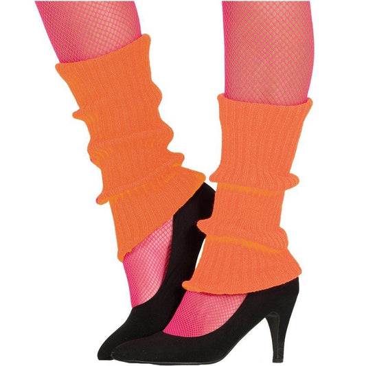 Neon Orange Leg Warmers