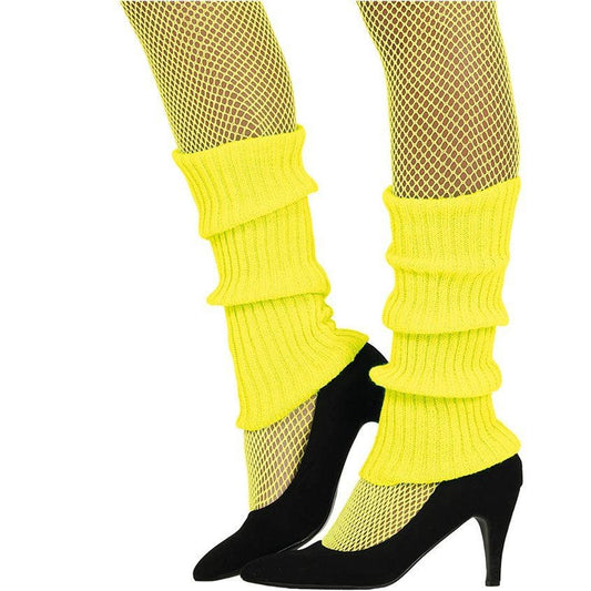 Neon Yellow Leg Warmers