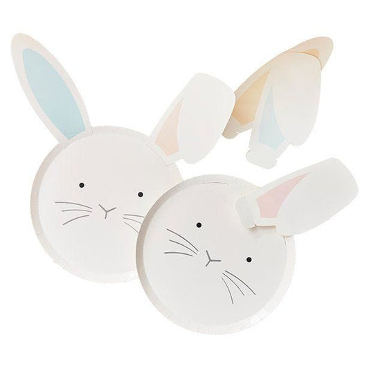 Easter Bunny Paper Plates - 25cm (8pk)