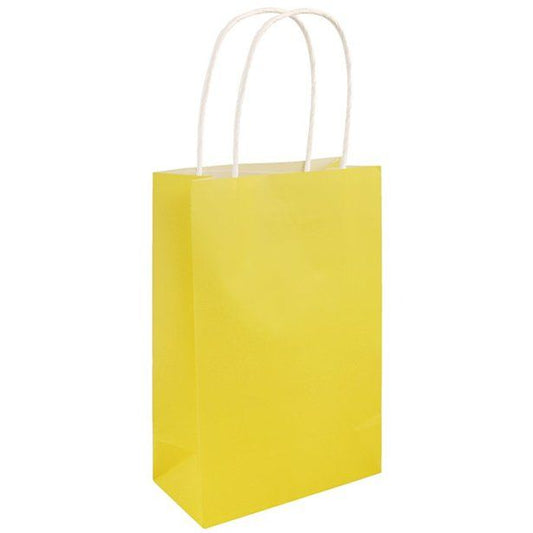 Yellow Paper Party Bag - 21cm