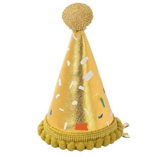 Luxe Gold Mini Fabric Hat
