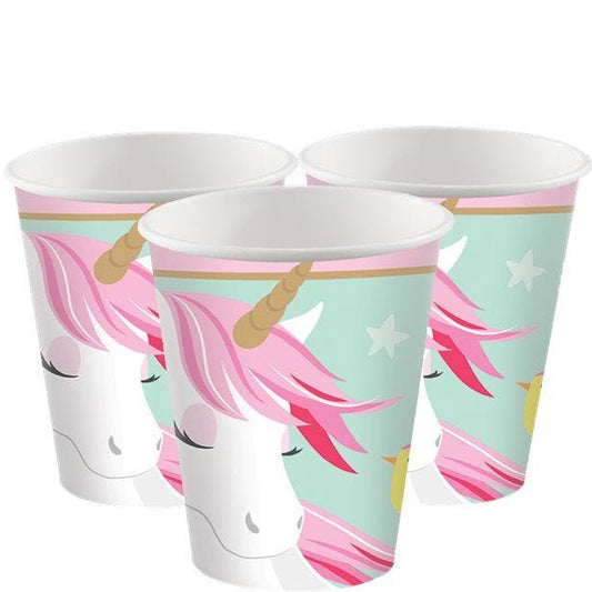 Magical Unicorn Paper Cups - 266ml (8pk)