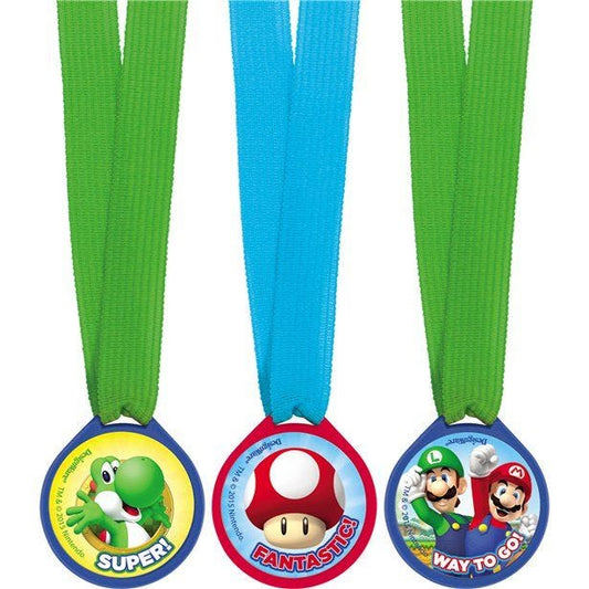 Super Mario Mini Award Medals (12pk)