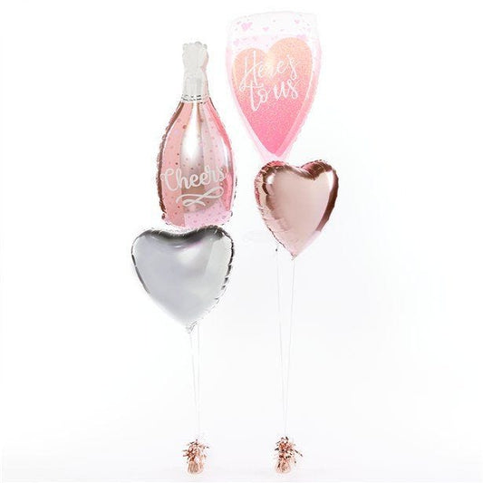 Here's To Us Engagement Balloon Kit