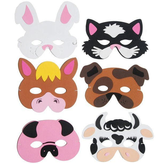 Farm Animal Eva Mask - Assorted
