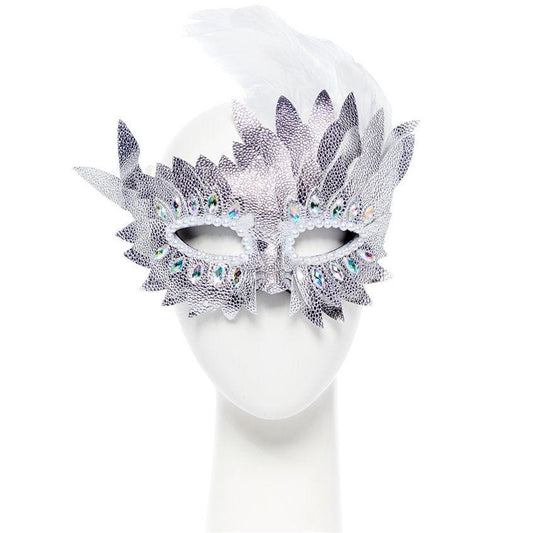 Silver Layered Masquerade Mask