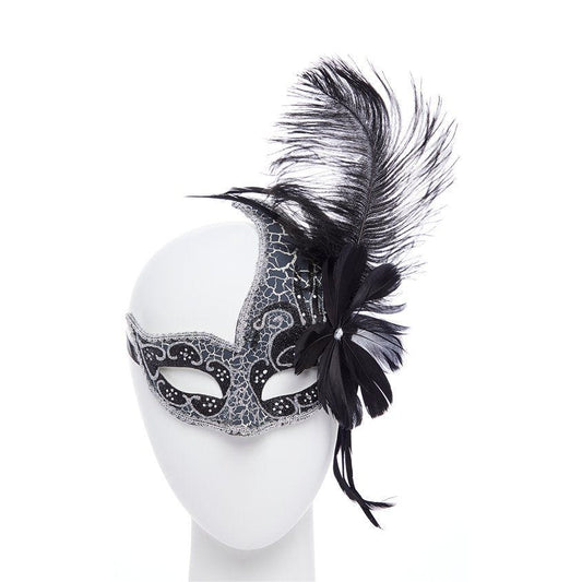 Dark Angel Black Masquerade Mask
