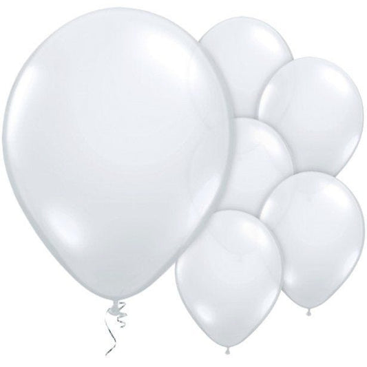 Diamond Clear Balloons - 11'' Latex (100pk)