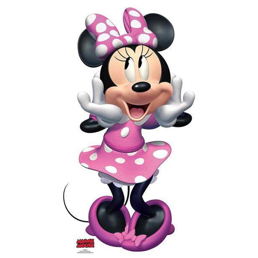 Minnie Mouse Cardboard Cutout - 89cm x 50cm