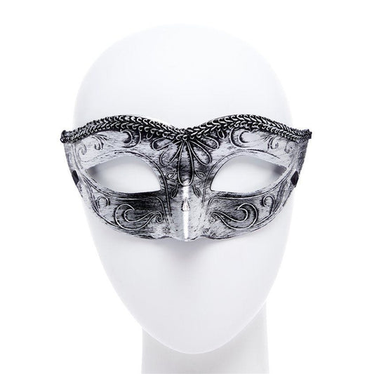 Metallic Silver Masquerade Mask
