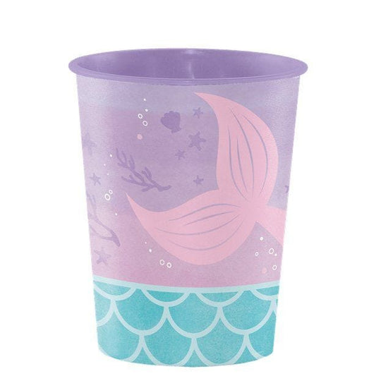 Mermaid Shine Plastic Favour Cup - 473ml