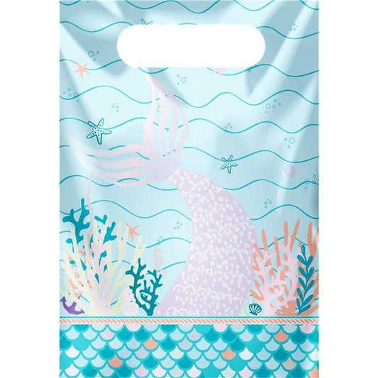 Mermaid Tales Paper Loot Bags (8pk)