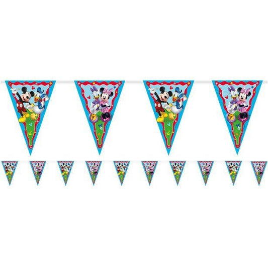 Mickey Rock The House Paper Flag Bunting - 2.3m