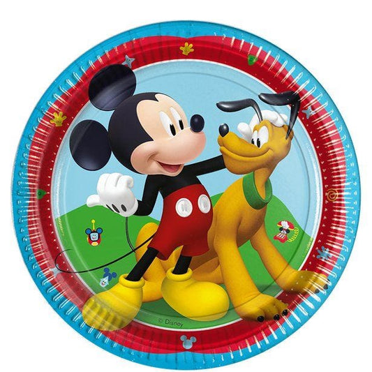 Mickey Rock The House Paper Plates - 23cm (8pk)