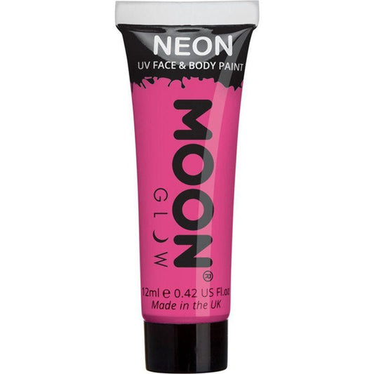 UV Neon Face & Body Paint - Pink 12ml