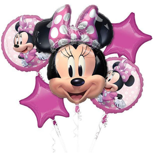 Minnie Mouse Balloon Bouquet (5pk)