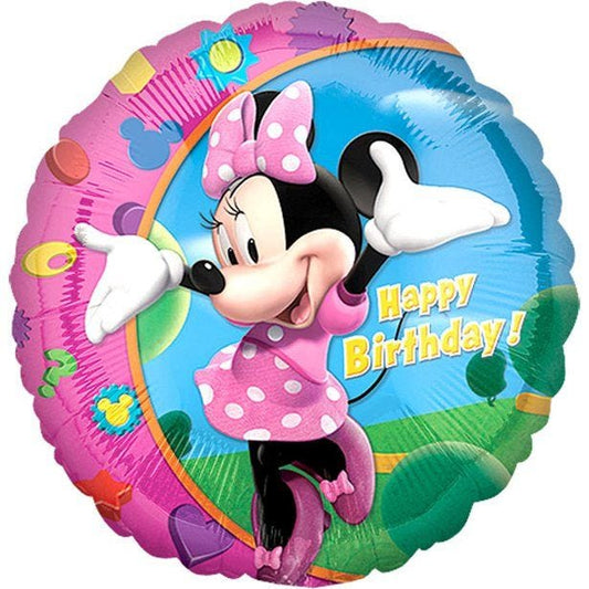 Minnie Mouse Round Foil Balloon - 18"