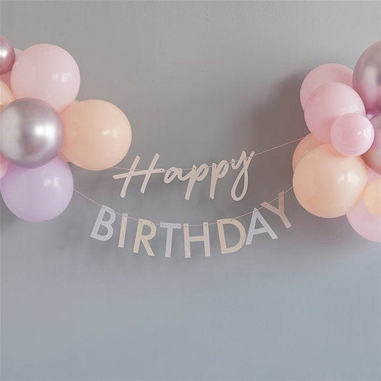 Happy Birthday Balloons & Bunting Kit