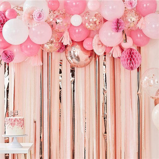 Mix It Up Pink Balloon Garland Kit - 20 Decorations and 70 Balloons