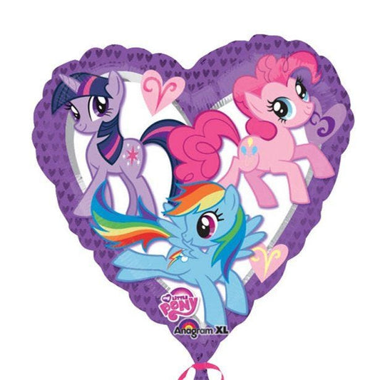 My Little Pony Heart Shaped Foil Balloon - 18"