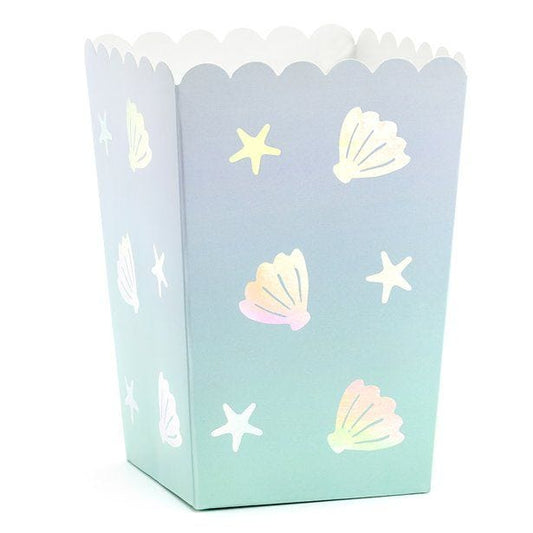 Narwhal Shell Popcorn Boxes - 12.5cm (6pk)
