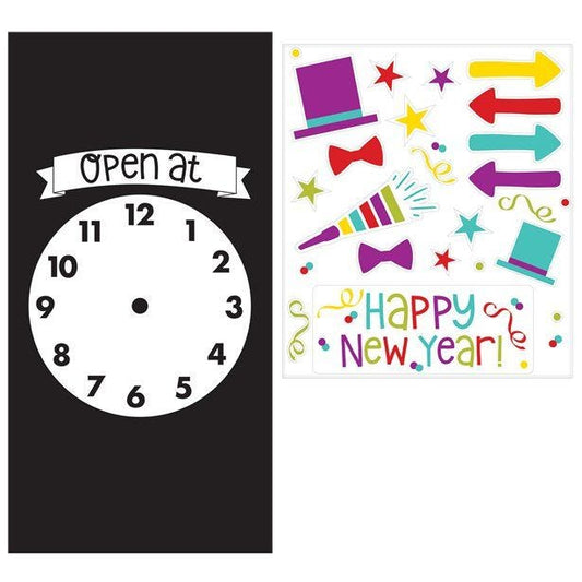 New Year's Eve Countdown To Midnight Bags & Stickers (12pk)