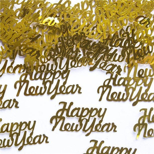 Gold 'Happy New Year' Foil Confetti (3g pack)