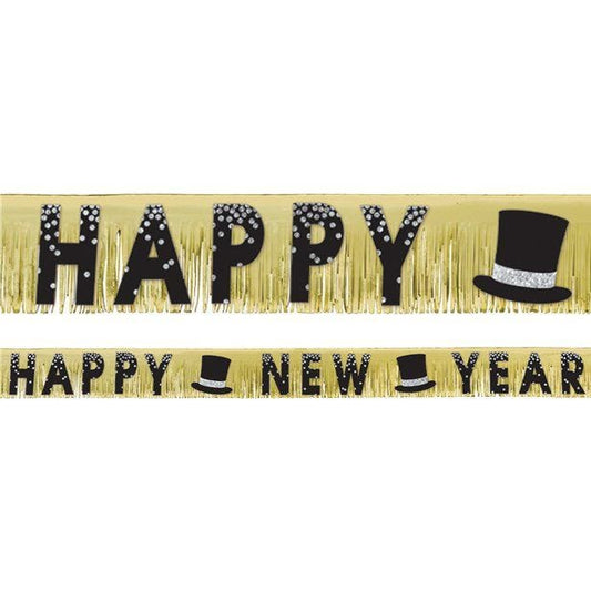 New Year's Foil Fringe Banner